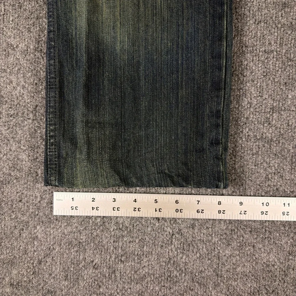 Jordan Craig Men Jeans Distressed 34‎ x 32 Straight Hem Finish Cotton